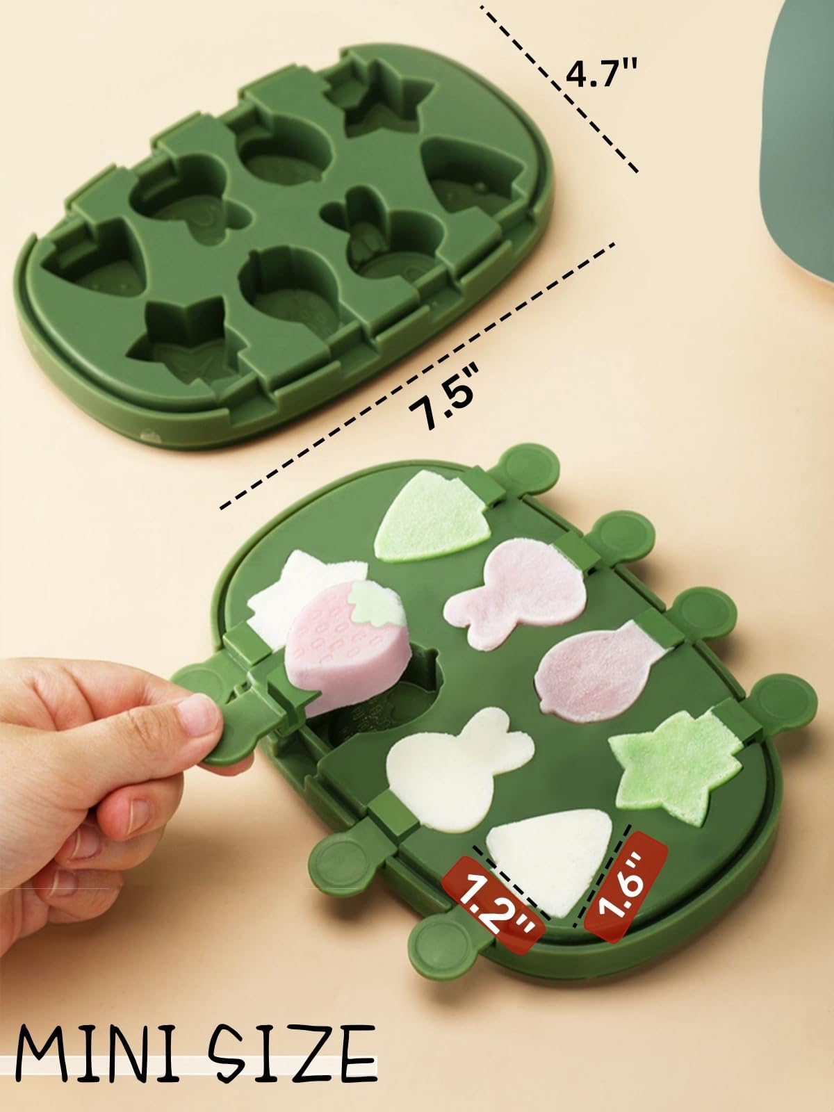 Zigihos kid friendly dino molds spark creativity during snack time.