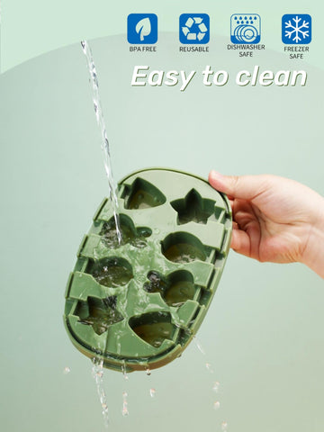 Zigihos soft nonstick molds peel easily for quick homemade pops.