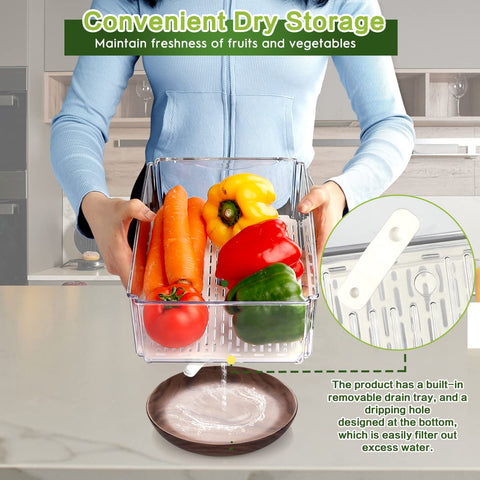 ZIJUND drain-tray design keeps moisture away from fresh produce