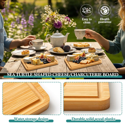 Ziliny bamboo cheese board durable and food-safe for everyday use