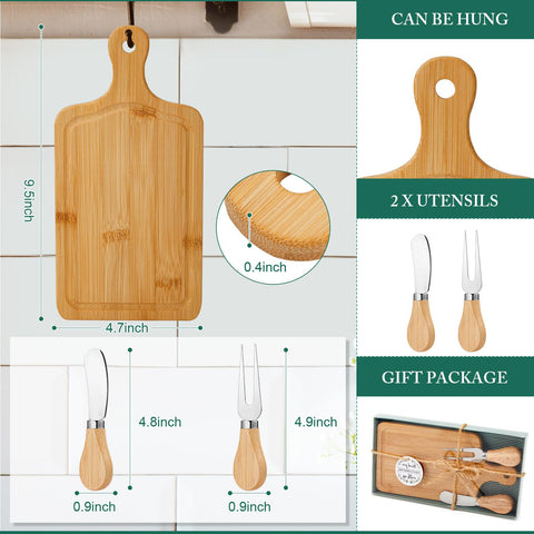 Ziliny bamboo knife and fork set for elegant serving