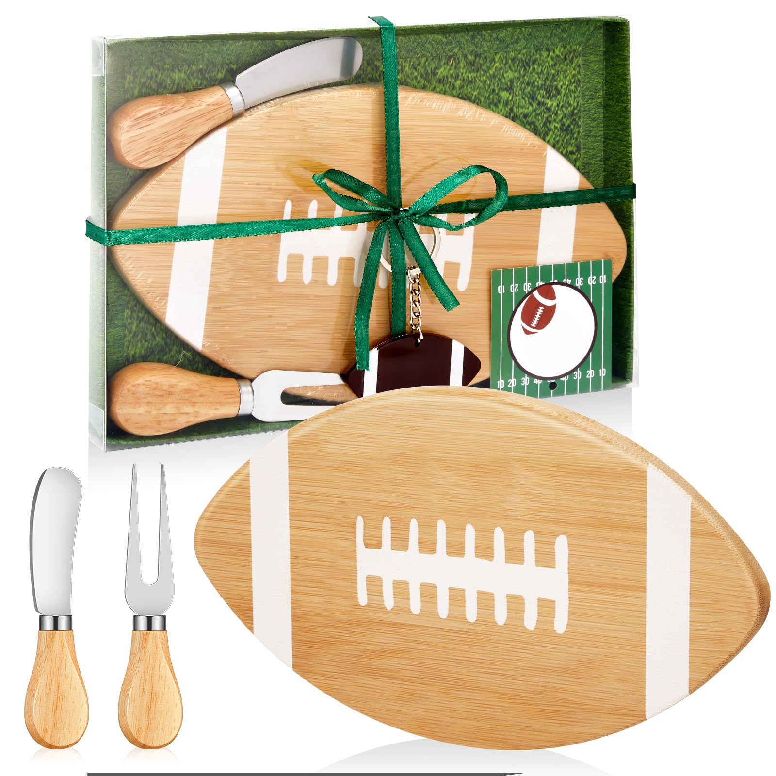 Ziliny football cutting board hero for game day serving.
