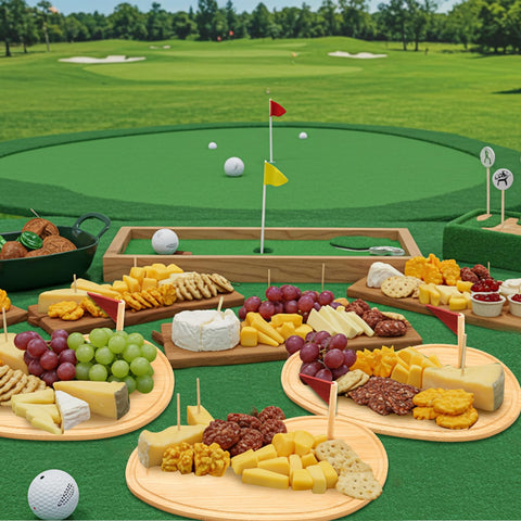 Ziliny golf entertainment centerpiece enhances any party spread.