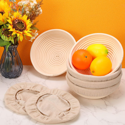 Ziliny kitchen display with durable proofing baskets for elegant bread prep