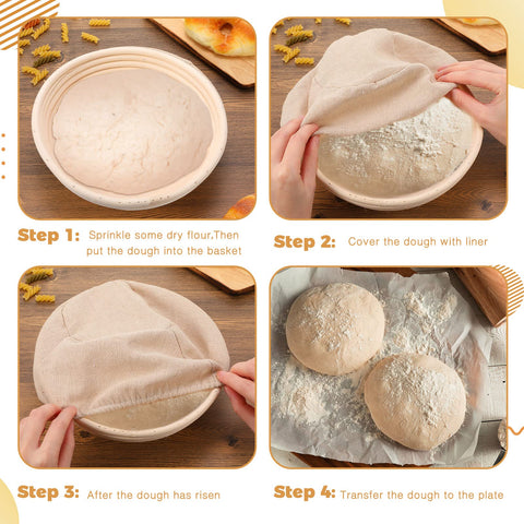 Ziliny plastic scraper for dough enables clean extraction from baskets