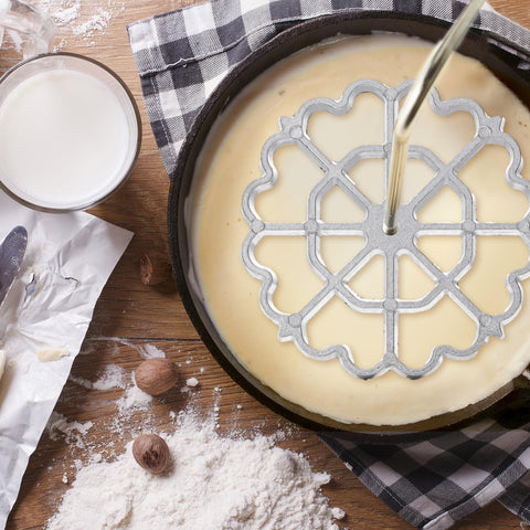 Ziliny rosette molds are easy to hand-wash after baking.