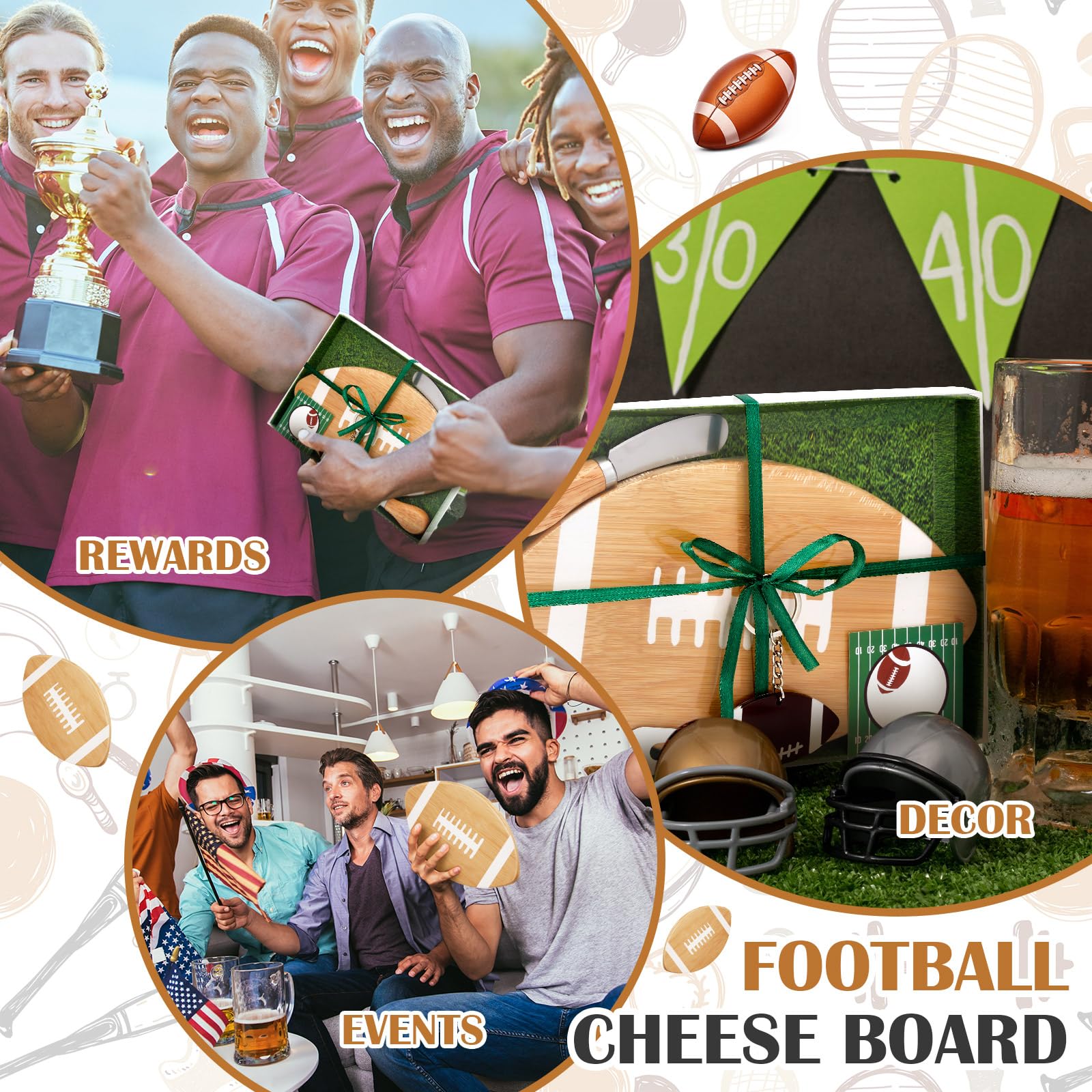 Ziliny tailgate party setup elevates snack presentation.