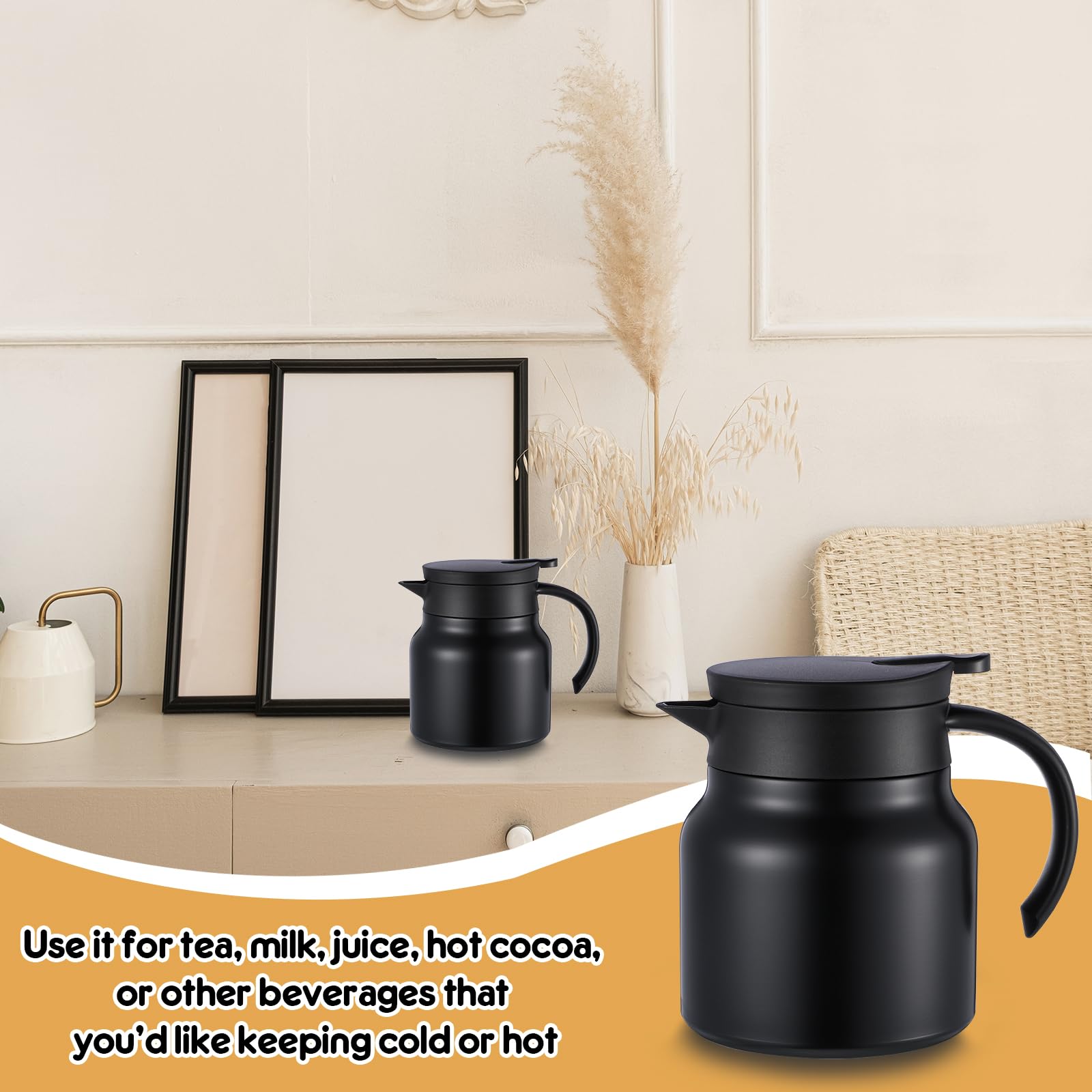 Ziliny carafe keeps cold drinks ready for gatherings and picnics.
