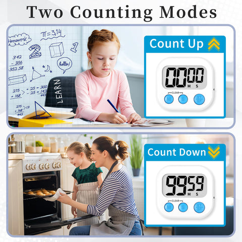 ZILLEEN timer range from 1 second to 99 minutes 59 seconds