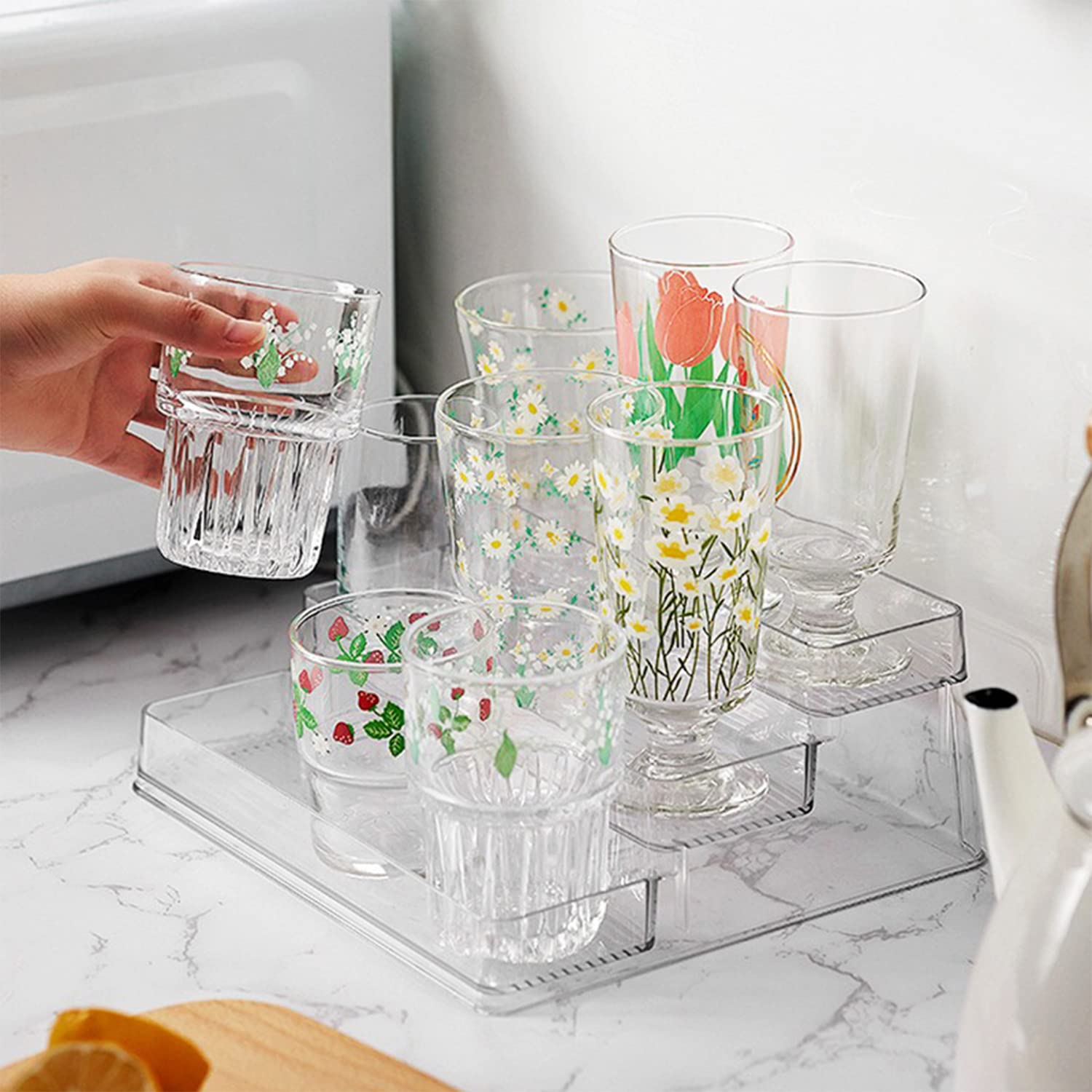 Zilphoba vanity organizer suited for kitchen, bathroom, or desk, keeping items tidy