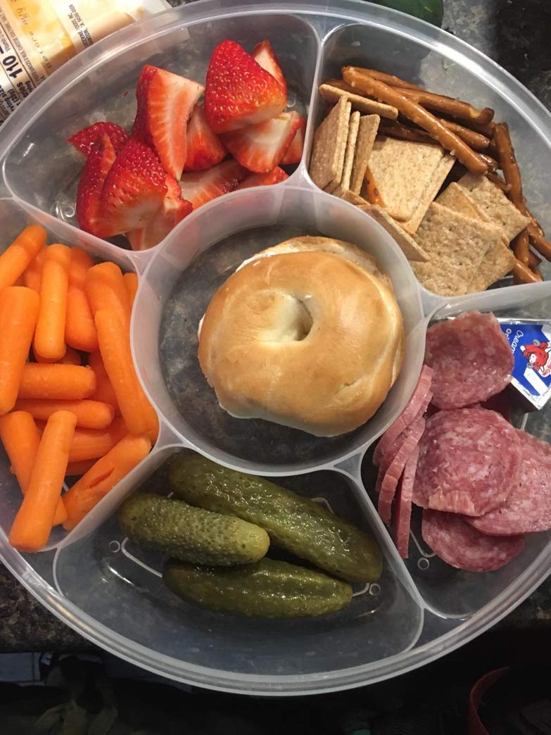 Zilpoo 10-inch dish platter with divided compartments