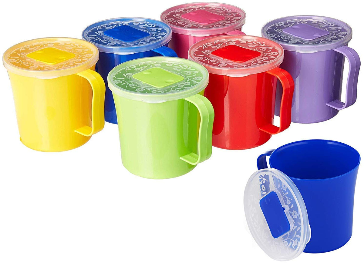 Zilpoo soup mug with vented lid for mess-free microwaving