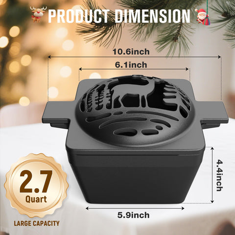ZIMOMOTA top-fill removable lid enables quick refills while stove is hot.