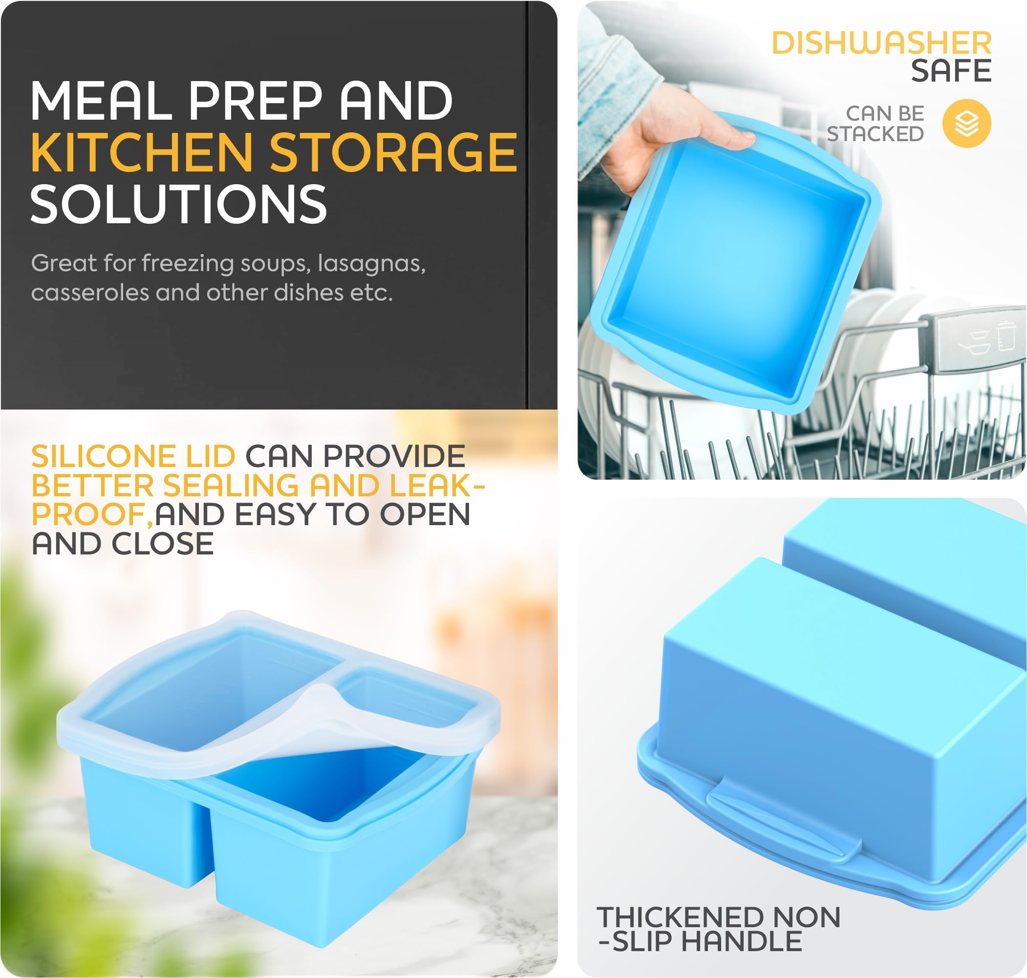 ZIP STANDING meal-prep freezer set saves fridge space