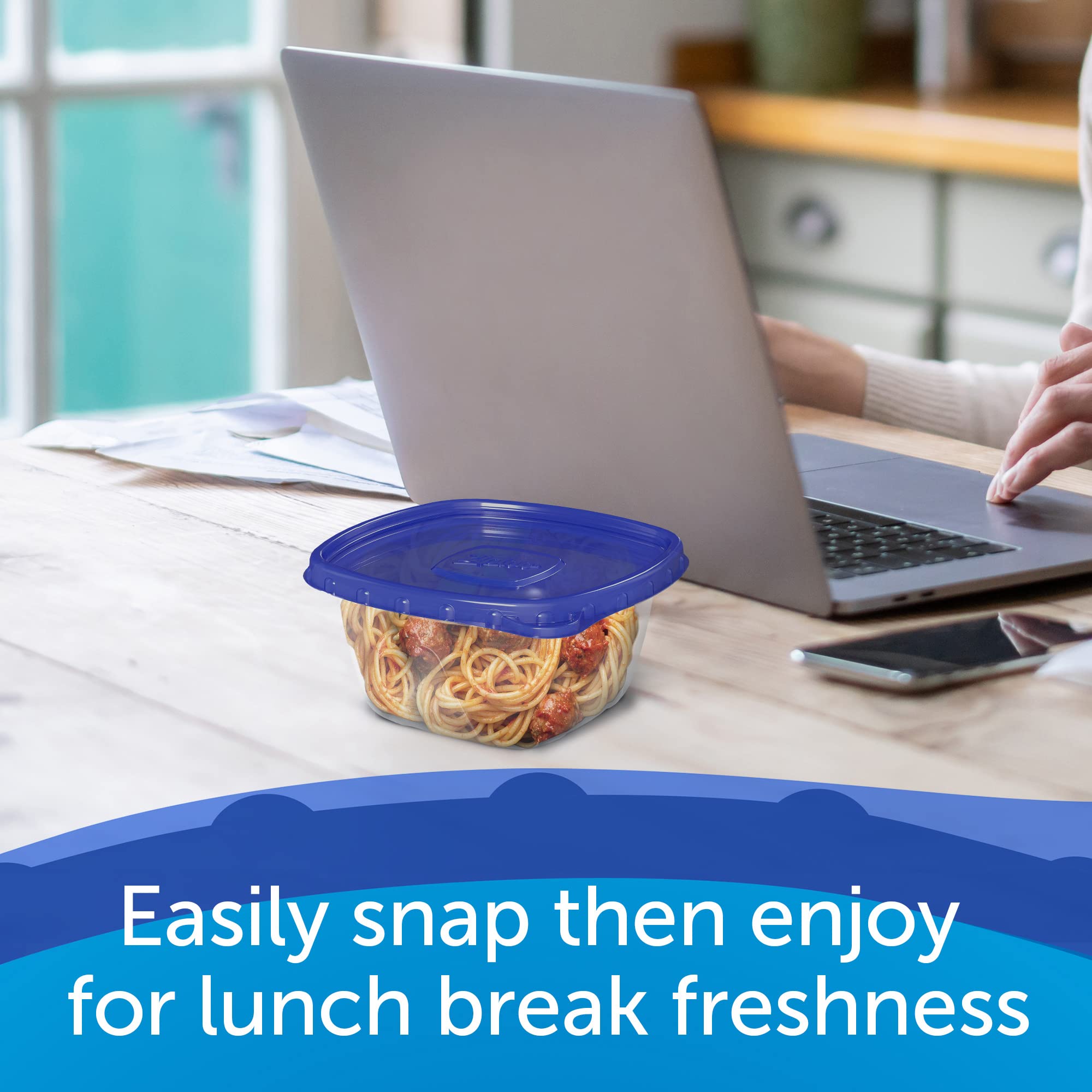 Reusable plastic storage by Ziploc supports everyday eco-friendly use.