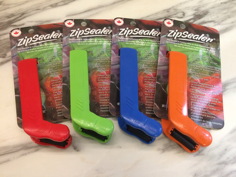 ZipSealer ergonomic design reduces effort sealing bags.