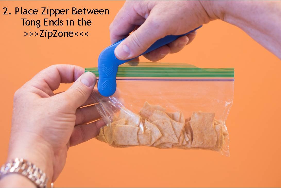 ZipSealer seals various bags with minimal effort.