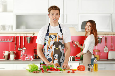 ZiQilin easy-clean machine-washable apron for busy kitchens.