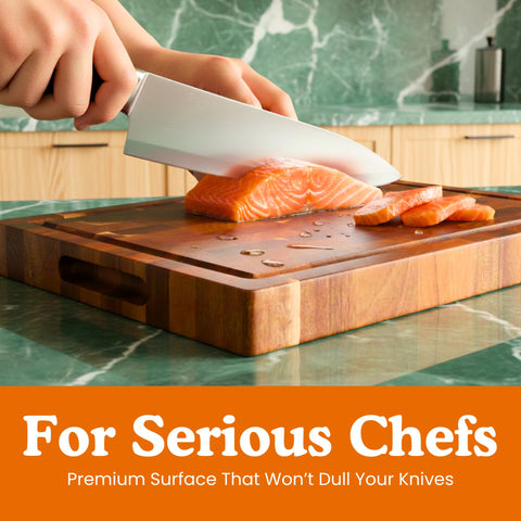Ziruma gift-ready cutting board for housewarmings and cooking enthusiasts.