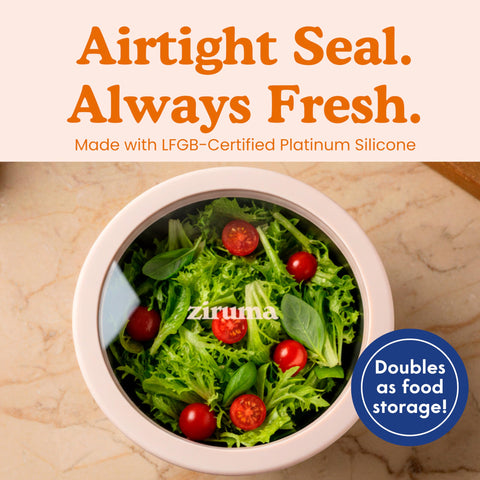Ziruma bowls featuring measurement marks for precise prep and portioning.