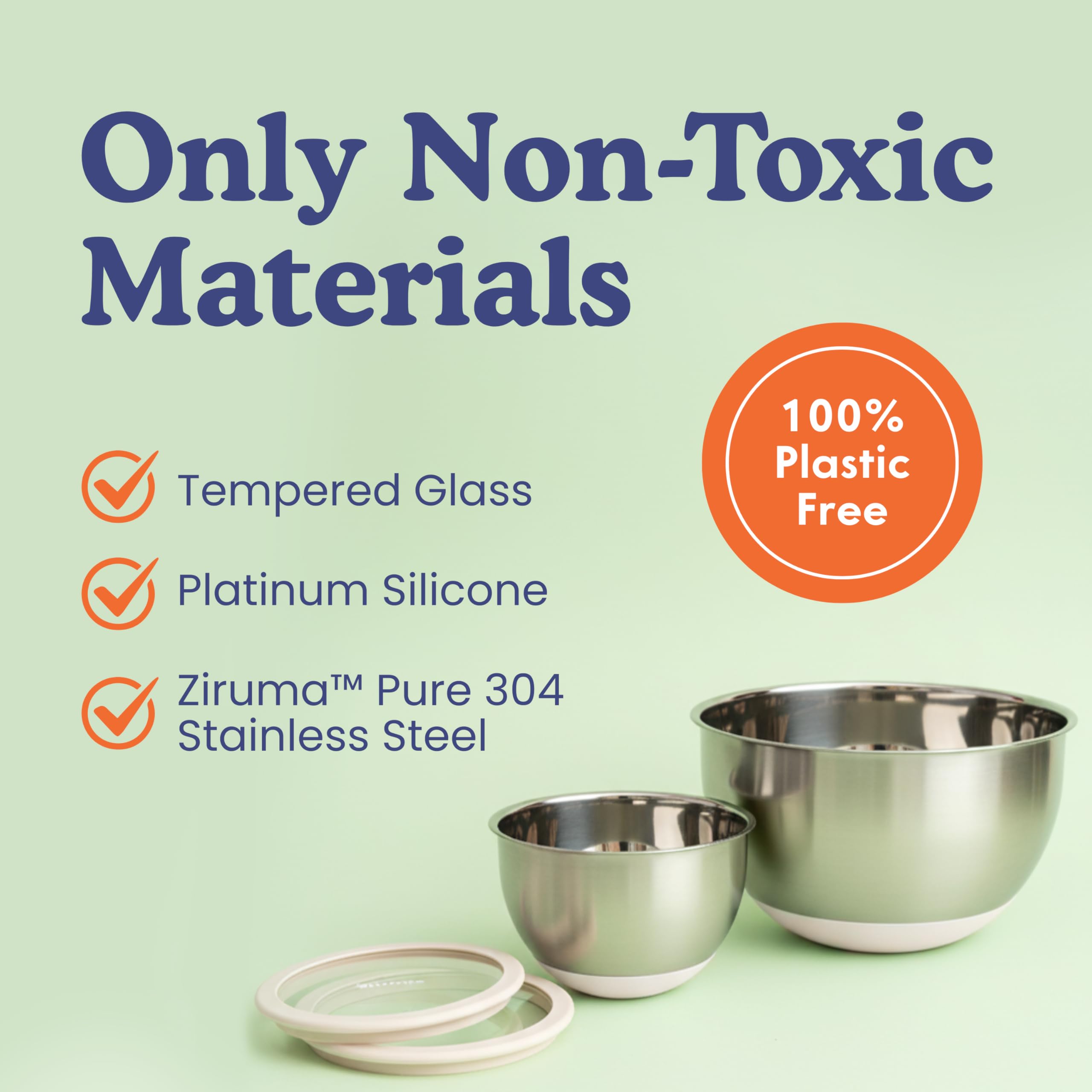 Ziruma plastic-free lids showcasing cleaner food prep without plastic contact.