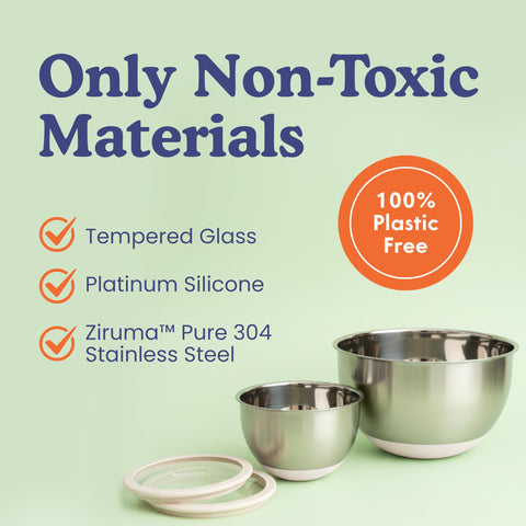 Ziruma plastic-free lids showcasing cleaner food prep without plastic contact.