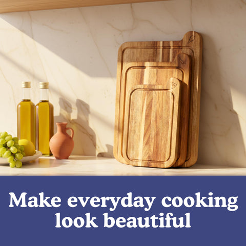 Ziruma wooden boards emphasize plastic-free kitchen materials