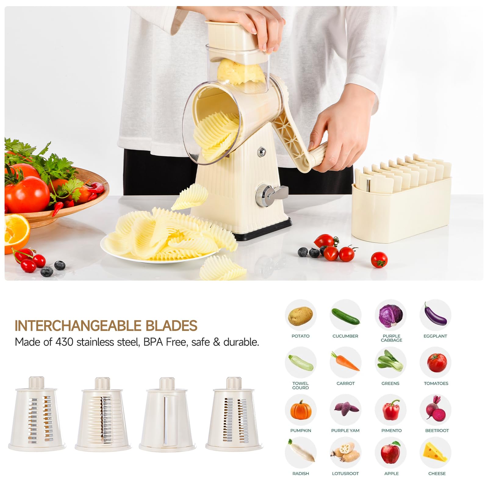 Ziweaye Xilrvna blade storage box keeps blades organized and safe