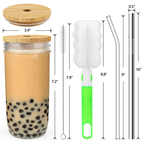 ZIZOTI white plastic lids with holes for easy sipping on the go.