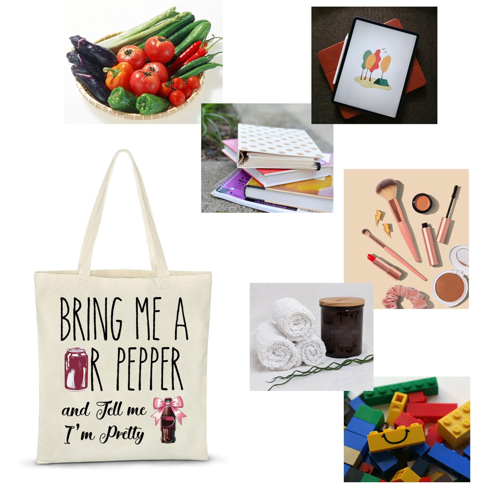 ZJXHPO Soda Tote Bag gift-ready packaging
