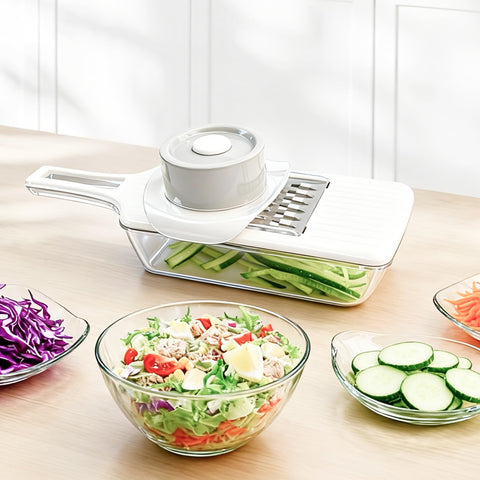 ZKIRON Mandoline Slicer easy-clean design simplifies rinsing and storage