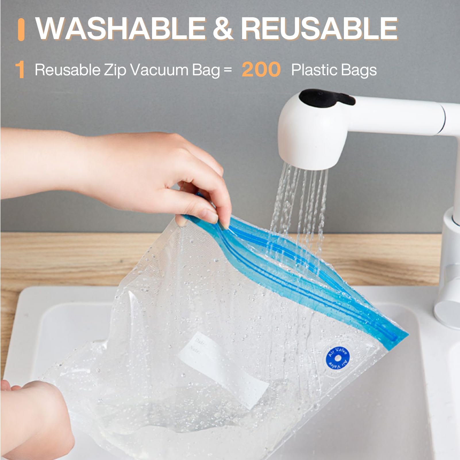 ZKIRON OneTouch preserves meat and produce with efficient air removal.