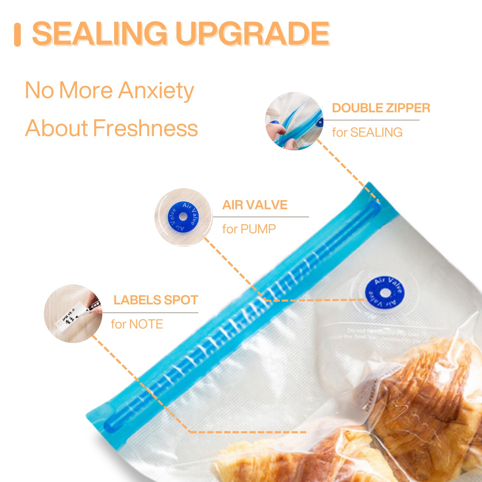ZKIRON OneTouch sous vide readiness and quick sealing for prep.