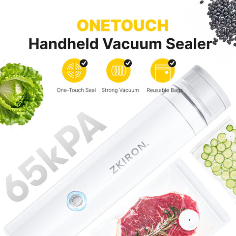 ZKIRON OneTouch detachable suction head shows easy liquid monitoring for cleaner seals.