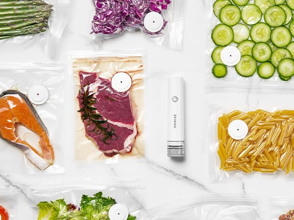 ZKIRON vacuum sealer gift-ready pack for home chefs and eco-conscious cooks.