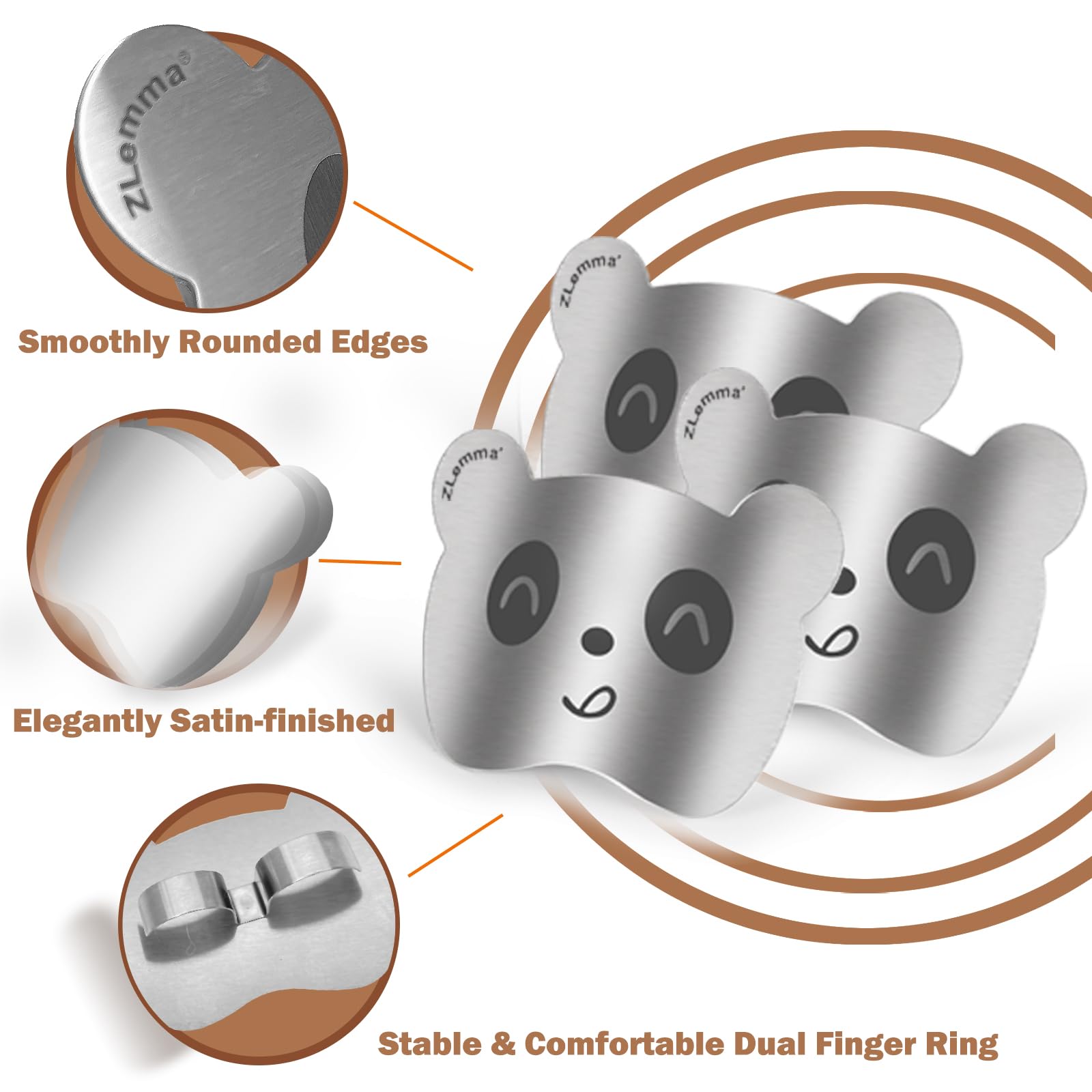 ZLemma Panda finger guards offer adjustable sizes suitable for adults and kids
