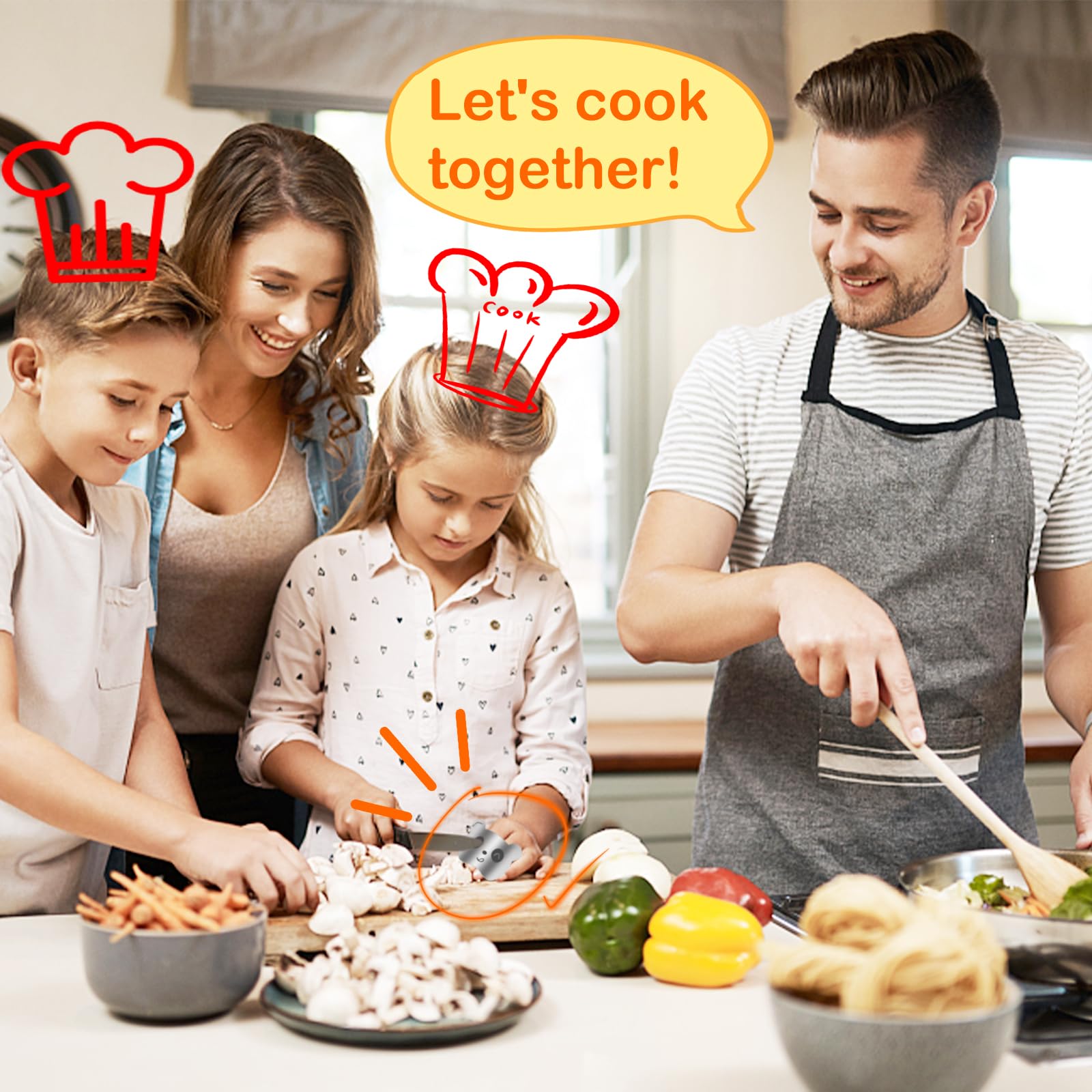ZLemma Panda finger guards showcase a panda-inspired design to make cooking more fun