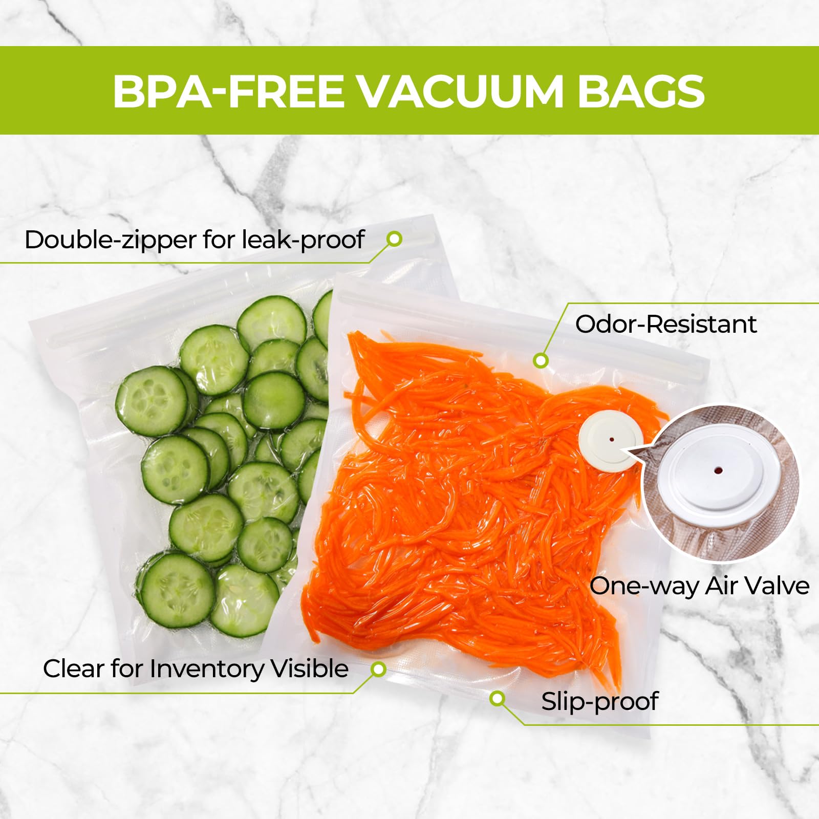 ZLTMYI dishwasher-safe bags in use after meal prep for easy cleaning.