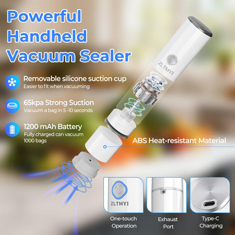 ZLTMYI sealing action demonstrates quick one-button operation for easy meals.