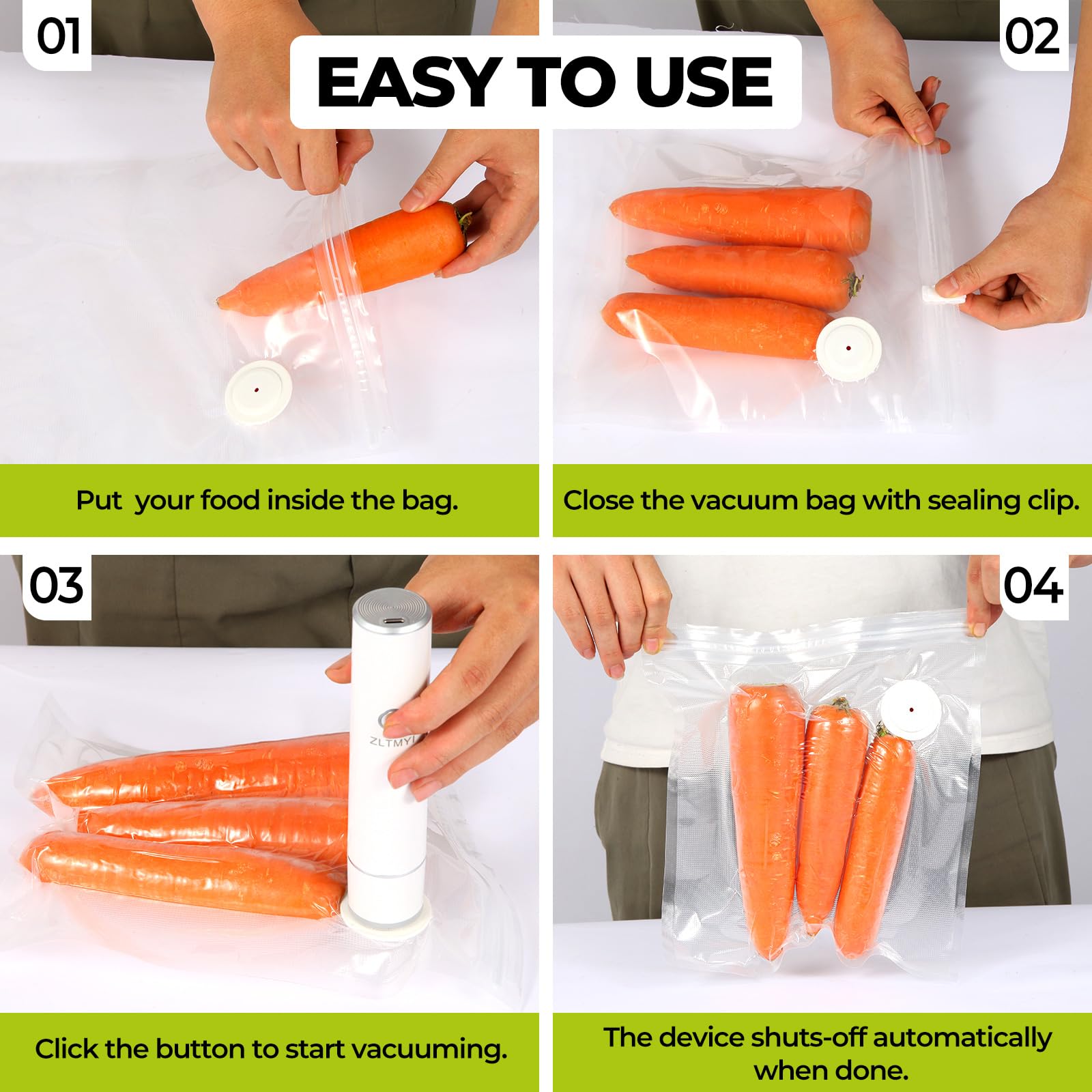 ZLTMYI sous-vide-ready sealer locks in flavors for precise cooking
