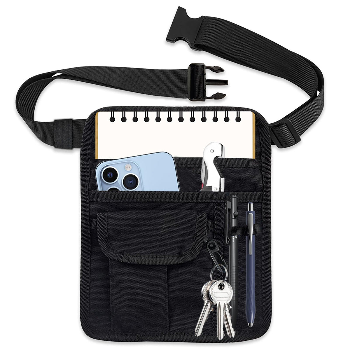 ZMD server apron with four pockets offers quick access to pens and order pad.