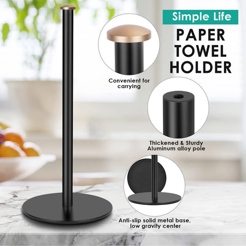 ZMGNND three-roll capacity keeps towels within reach during cooking.