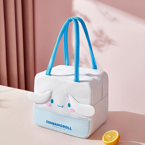 Zmioviq large-capacity lunch tote fits sandwiches and fruit