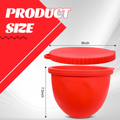 ZMJY white silicone liner in KitchenAid bowl for easy cleanup