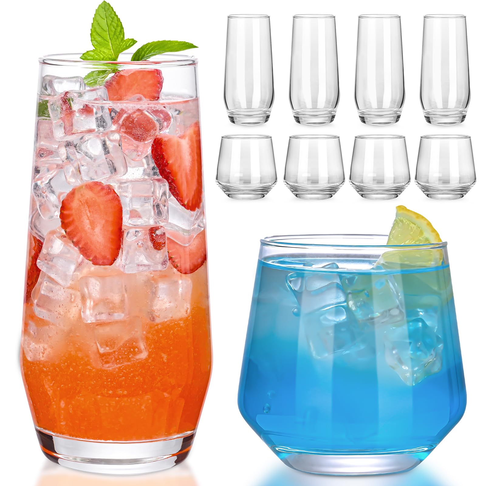 ZMOWIPDL 13oz short stemless wine glass for elegant everyday wine