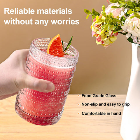ZMOWIPDL includes six glass straws for sipping.