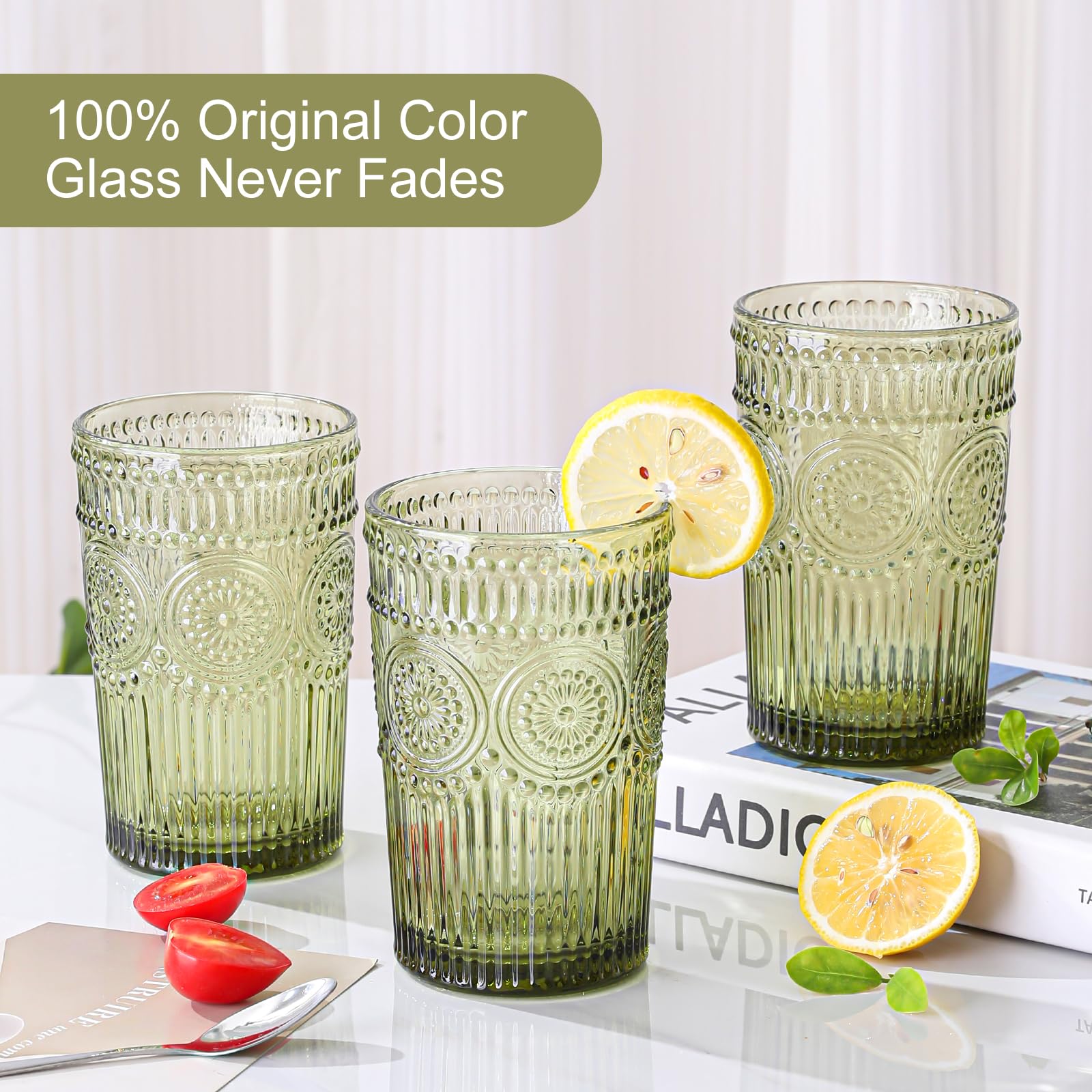 13oz highball glass from ZMOWIPDL suited for cocktails or iced coffee
