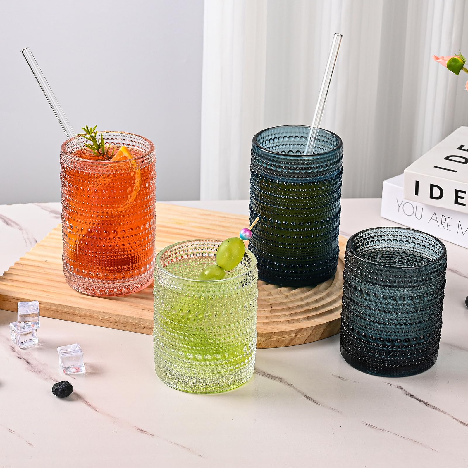 ZMOWIPDL included glass straws and brushes complete the set