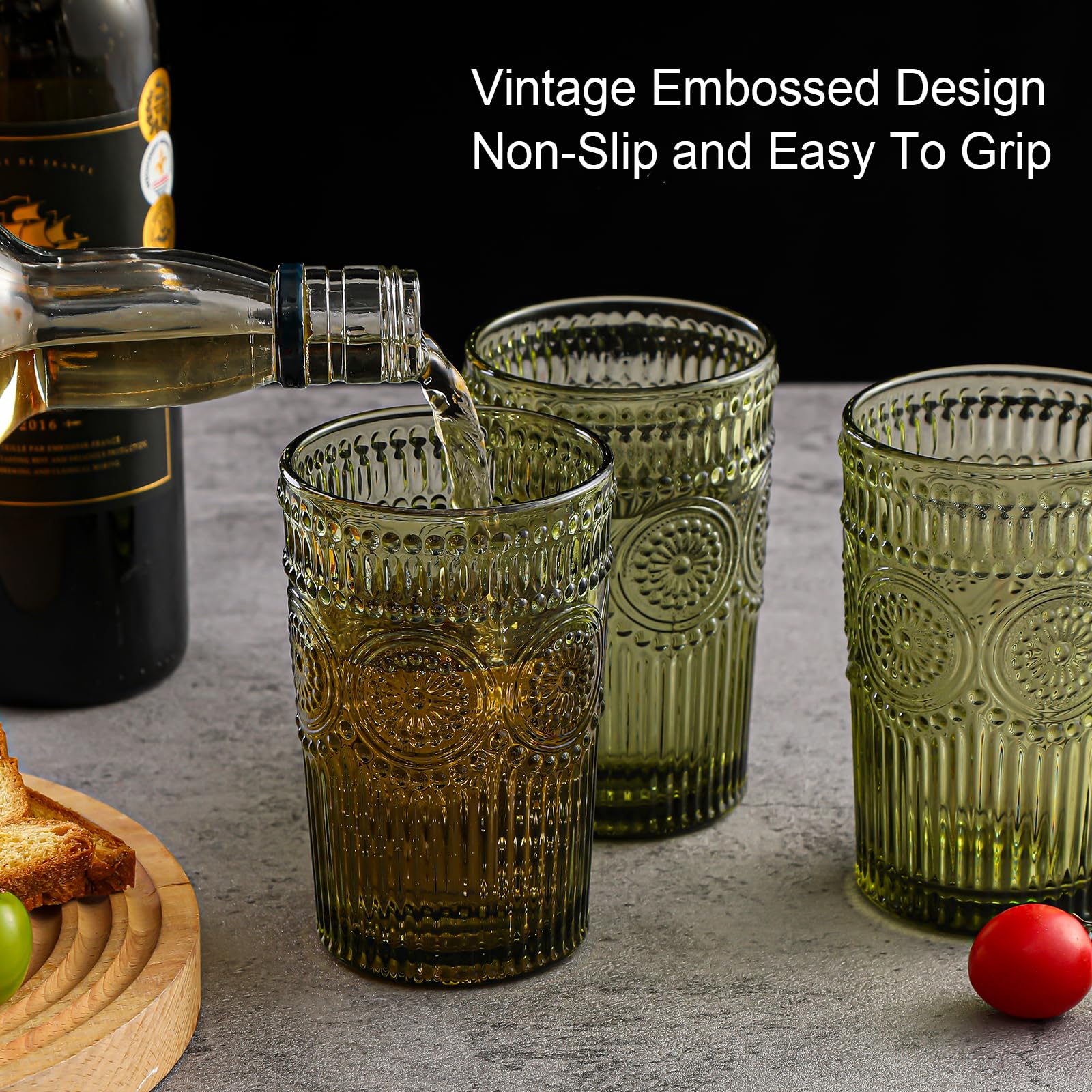 Includes glass straws and brushes with ZMOWIPDL glassware set