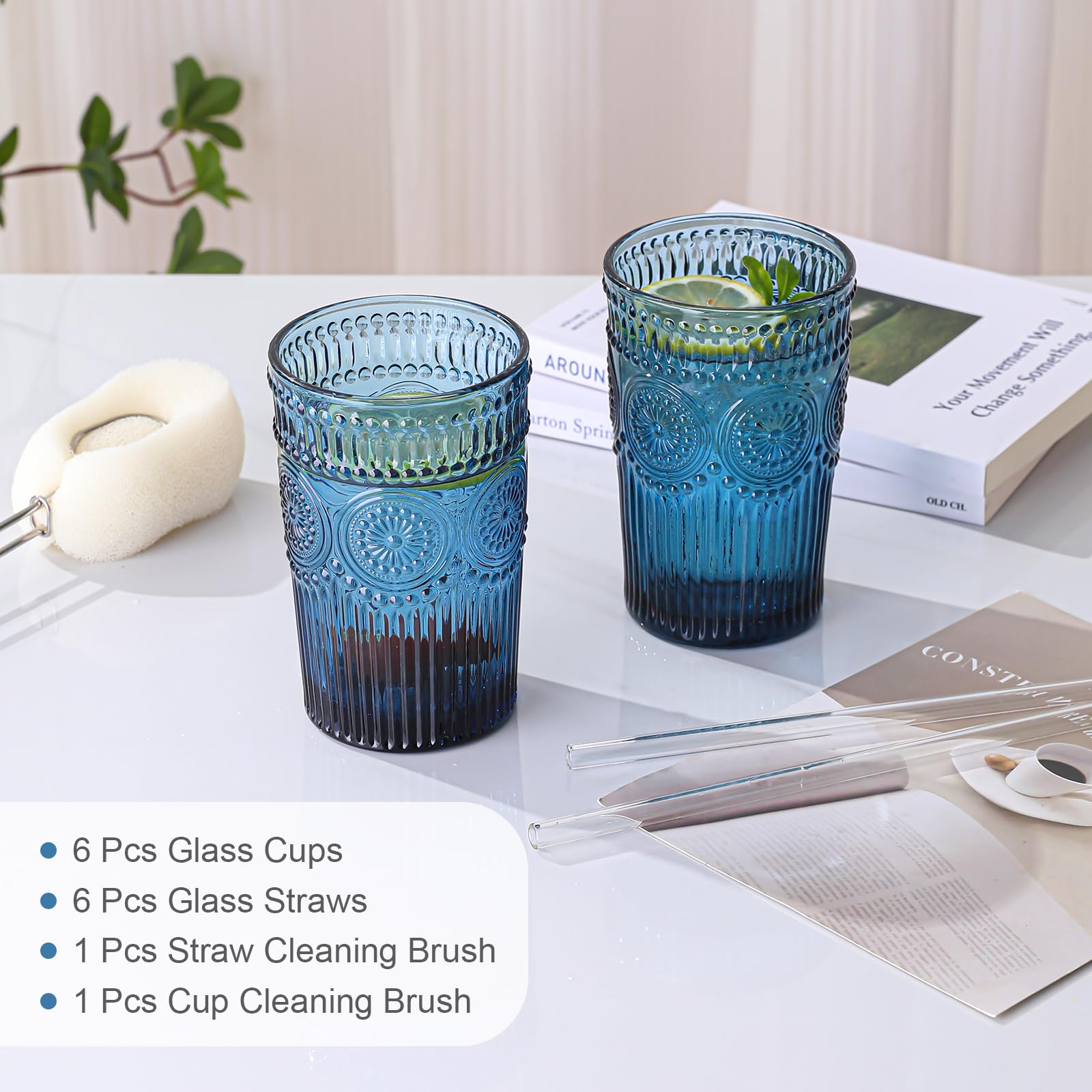 ZMOWIPDL cleaning brushes help care for your glasses after gatherings